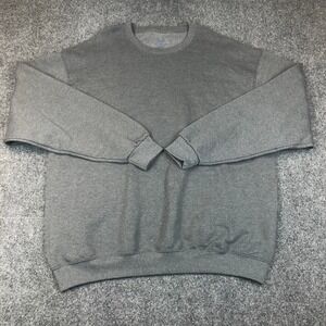 Fruit of the Loom Crewneck Sweatshirt Heather Gray XL Long Sleeve Pullover